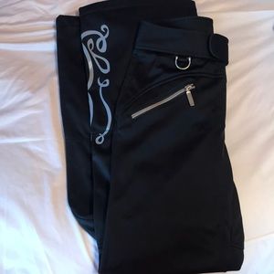 Athleta black snow pants